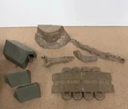 Vintage Original MARX Battleground WWII Accessories Lot - 9 Pieces