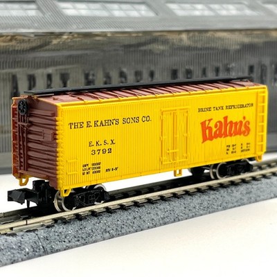 Bachmann N Scale 5180 Kahns Brine Tank Wood Refrigerator Car EKSX 3792