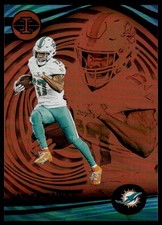 2023 Panini Illusions #68 Jaylen Waddle Orange Trophy Collection
