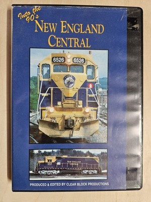New England Central Into The 90's DVD train video 