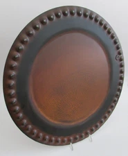 Jan Barboglio Metal Iron 14" Charger Plate / Display Tray