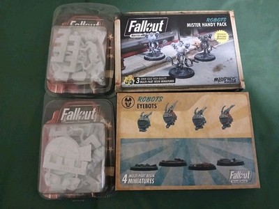 Fallout Wasteland Warfare Miniatures Robots Lot