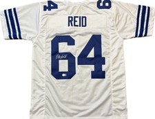 BYU Cougars Andy Reid Signed Custom Jersey Beckett Certified Kansas City Chiefs