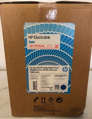 HP Indigo ElectroInk Cyan Q4132B  HP Digital Press WS600 W7200 and 7000 Series