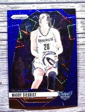 2024 Panini Prizm WNBA #94 Maddy Siegrist Blue Velocity Prizms