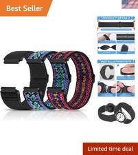 Stretchy Nylon Watch Bands 16mm, 18mm, 20mm   Quick Release  Easy Fit 