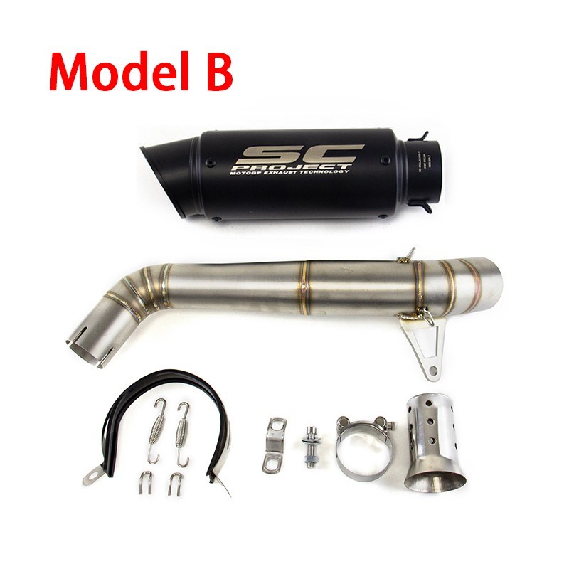 Slip on for Honda CBR1000RR 2008-2016 Exhaust System Mid Link Pipe Muffler Tips