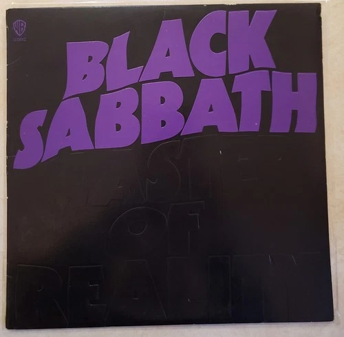 Black Sabbath Master of Reality Vintage Vinyl LP 1971 Warner Record BS2562 Green