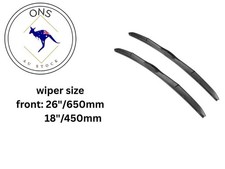 WIPER BLADES FOR KIA STINGER  2017-2024 (CK)