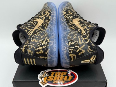 DS New Nike Kobe 11 Protro Low Mamba Day Black Gold 2026 Size 10