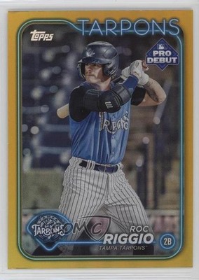 2024 Topps Pro Debut Gold Foil /50 Roc Riggio #PD-112 1f5h