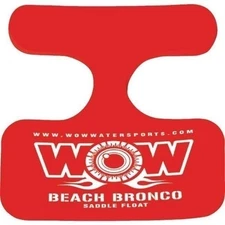 Wow Sports Beach Bronco Float WOW-142140 8.5 x 27 in. -; Red
