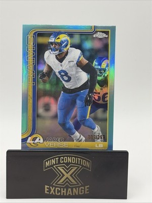 2025 Topps Chrome Jared Verse #173 Los Angeles Rams Serial Numbered /299
