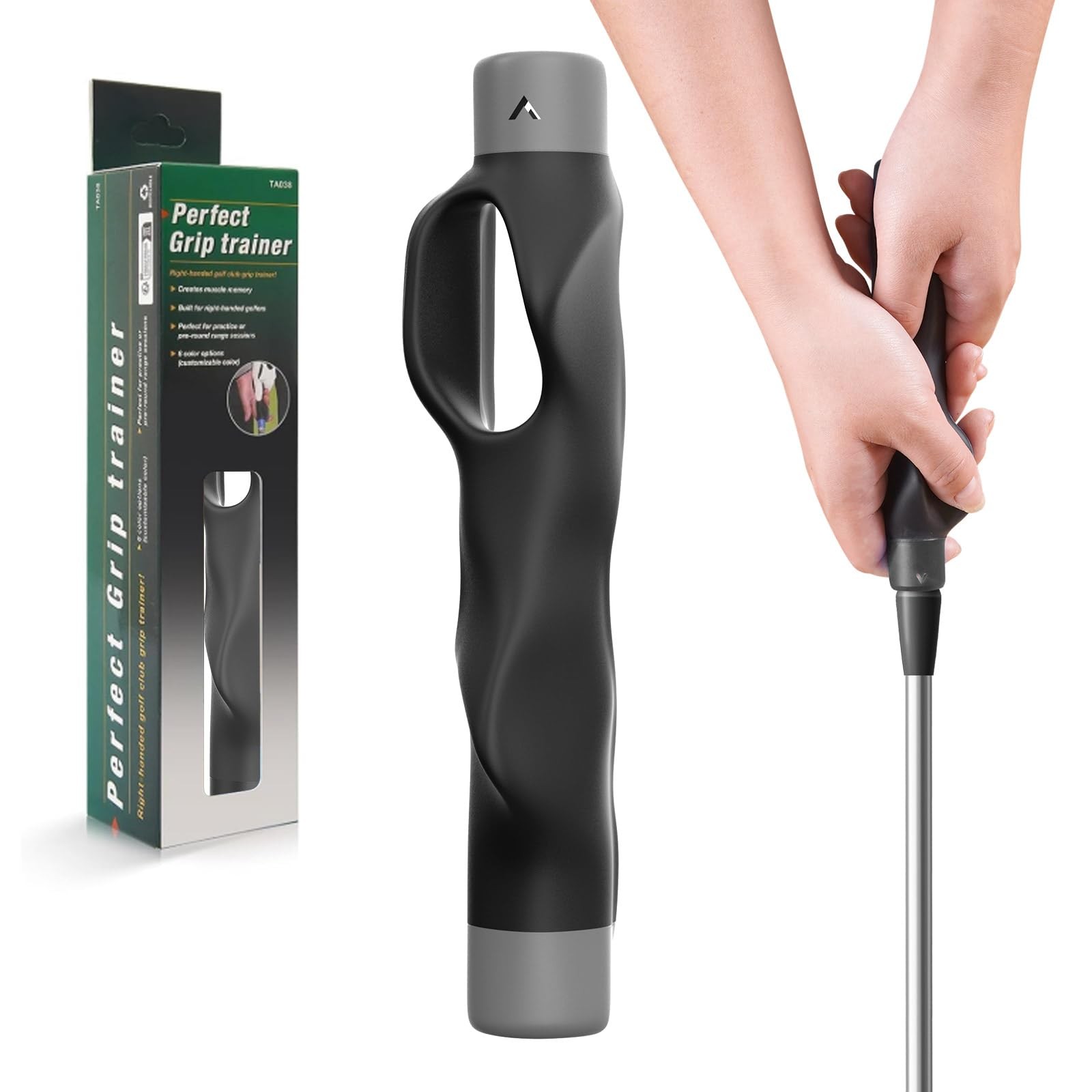 Grip Trainer,grip Trainer Training Equipment,golf Right Hand Grey