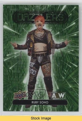 2023 Upper Deck AEW All Elite Wrestling Dazzlers Green Ruby Soho #DZ-31 READ 7ru