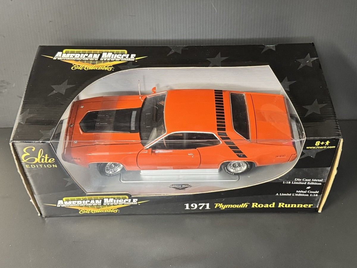 1971 Plymouth Road Runner CHASE Orange American Muscle Ertl HTF