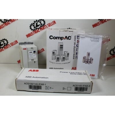ABB ACS141-K75-1 + Power Line Filter for ACS100/140 (Inverter + filter)