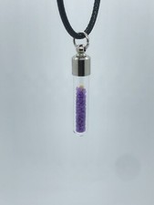 Purple - Mustard Seed Necklace - Free shipping