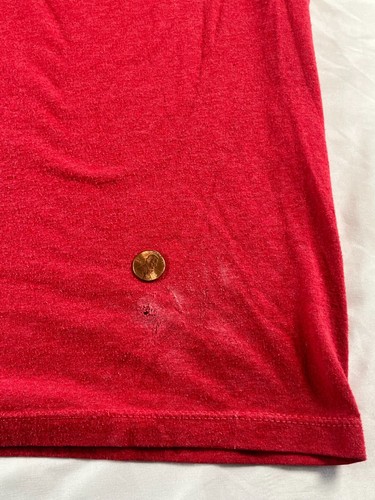 Rip Curl Shirt Medium Red Logo Graphic T Shirt Distressed Men's - Picture 10 of 10