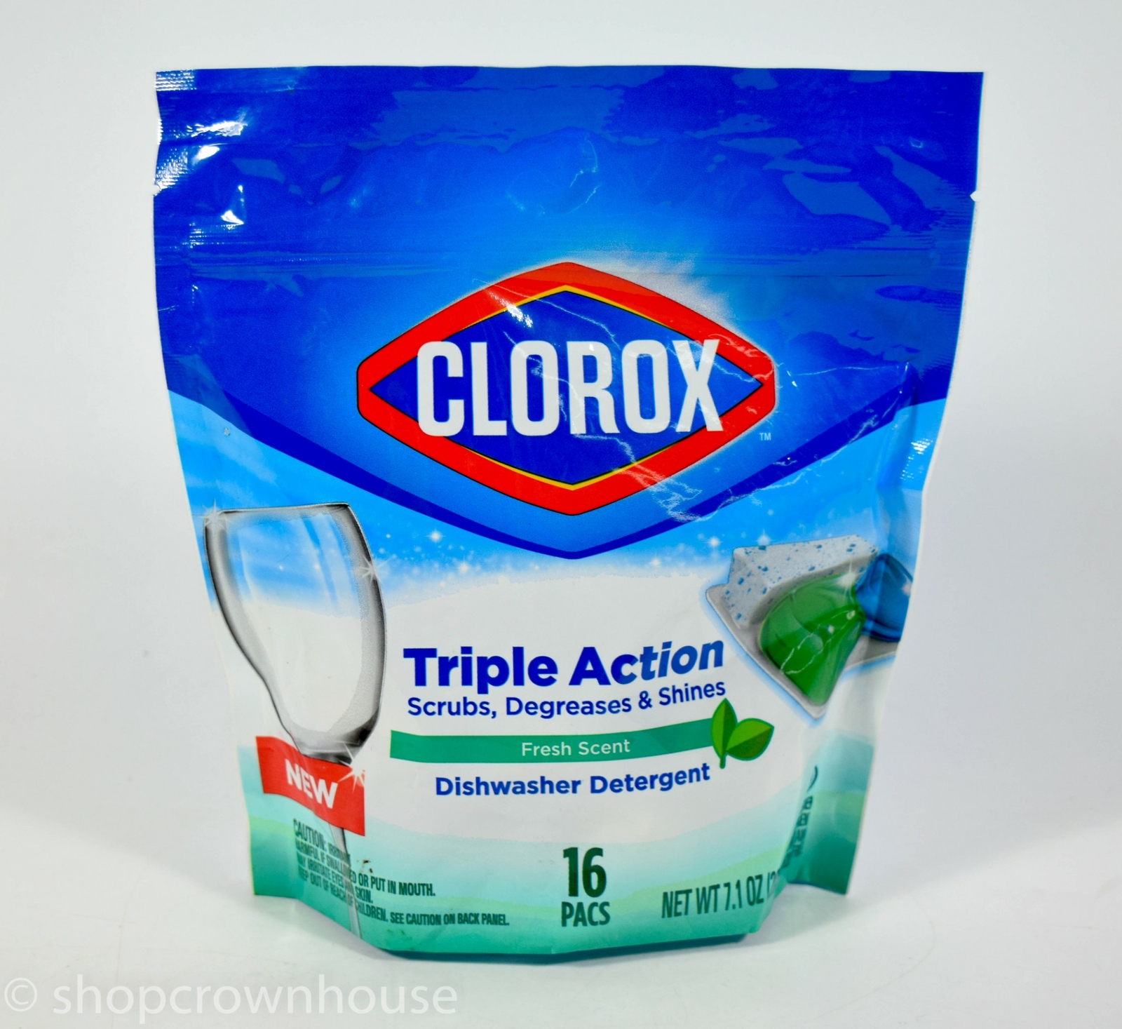 2x Clorox Triple Action Fresh Scent Dishwasher Detergent for sale