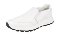 Prada Leder Prax01 Slip-On Sneaker - Weiss - Neu - 8 42