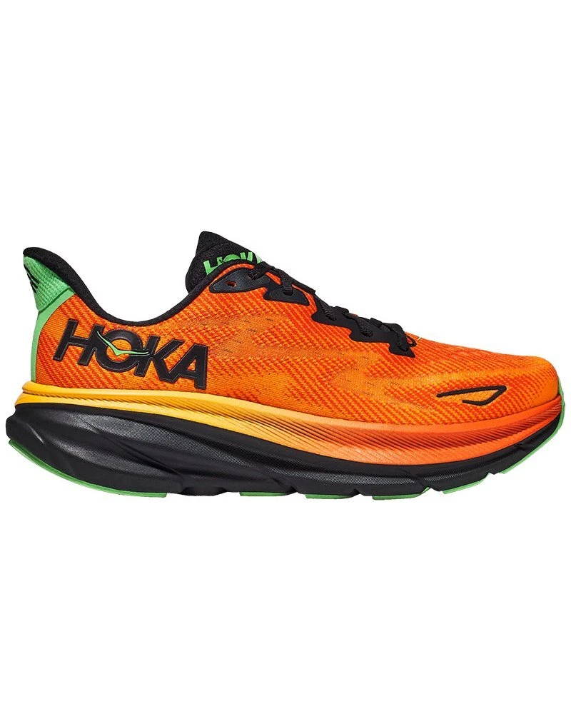 Hoka One One Clifton 9 Scarpe Running Uomo Flame Vibrant Orange