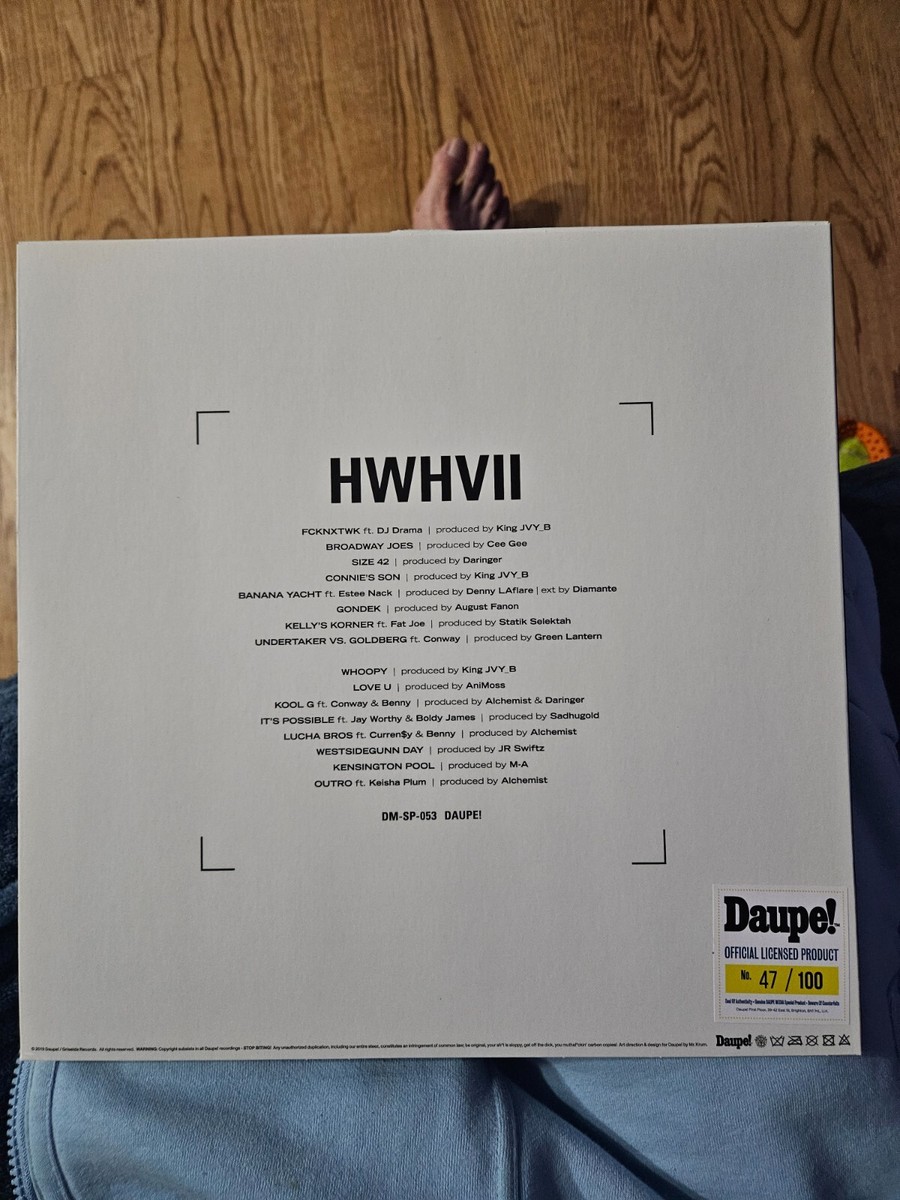 Westside Gunn Hitler Wears Hermes 7 Splatter vinyl Griselda Daupe