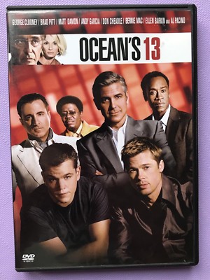 DVD   Ocean's 13   Julia Roberts George Clooney Matt Damon Brad Pitt #K6
