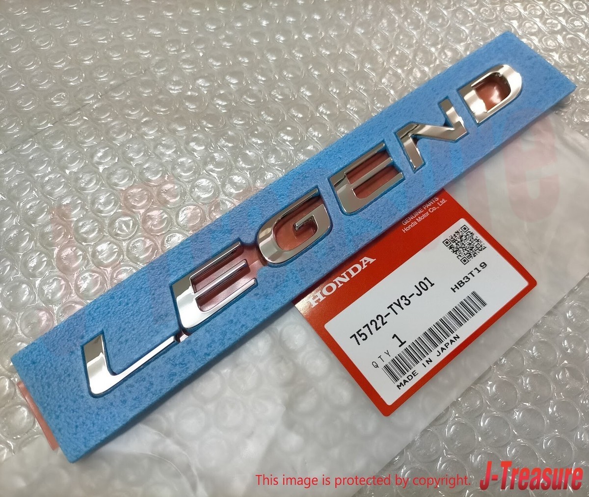 HONDA LEGEND KC2 ACURA RLX JDM Genuine Rear Emblem 