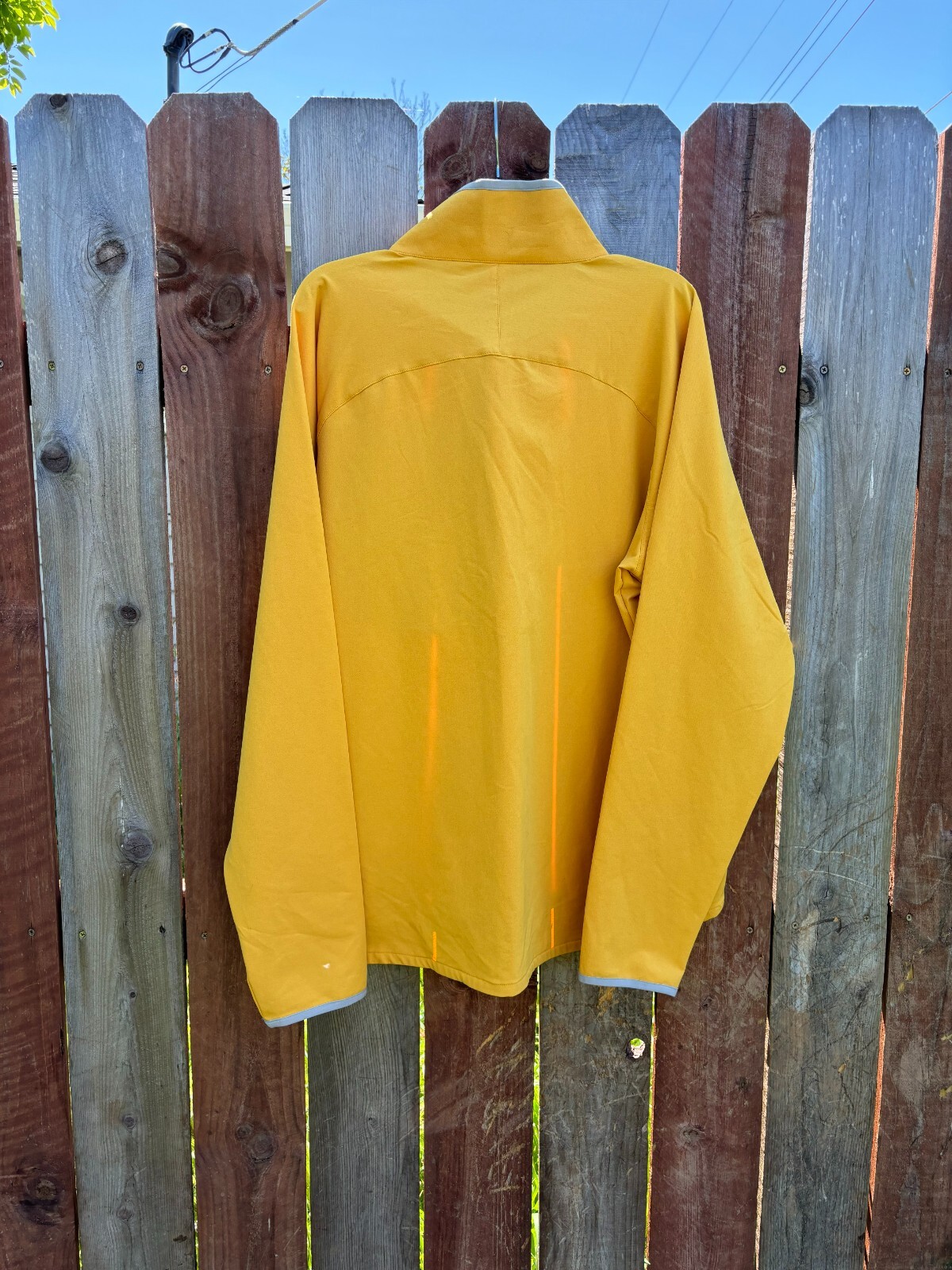 Cabela's soft shell pullover jacket 1/2 zip yello… - image 3