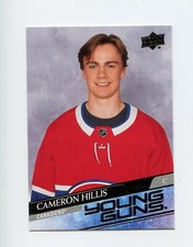 20/21 UPPER DECK YOUNG GUNS ROOKIE RC #705 CAMERON HILLIS CANADIENS *70032