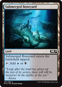 Submerged Boneyard - Foil x1 - Magic 2019 - NM-Mint, English - Magic 2019