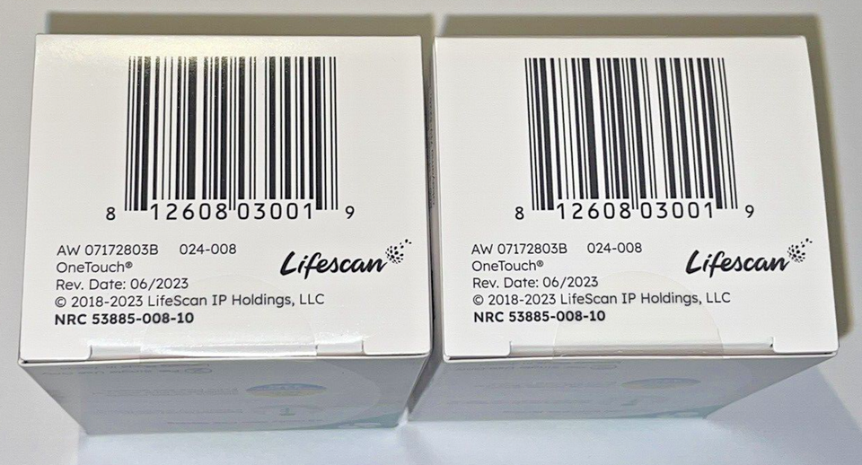 200 One Touch Delica Plus Extra Fine 33 gauge Lancets NEW in Box