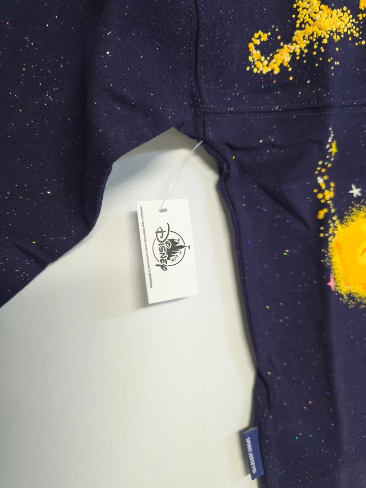 Camiseta deportiva Wish Spirit de la película de los parques de Disney I'm A Star púrpura brillo niños S (5-6) nueva con etiquetas Foto 4 de 4