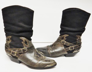 metal heeled cowboy boots