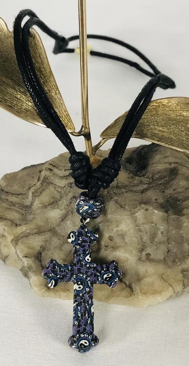 Bohemian cross necklace sale