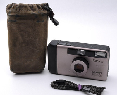 [ALL WORKS EXC+++] Konica Big Mini BM-301 Point & Shoot 35mm Compact Film Camera