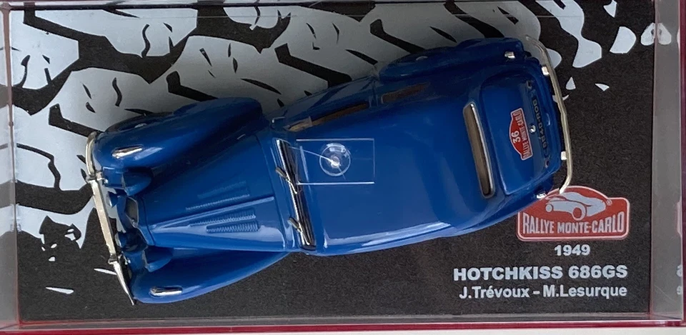 1/43 IXO for Altaya Hotchkiss 686 GS 1949 Monte Carlo #36 Trevoux & Lesurque — 第 2/4 张图片