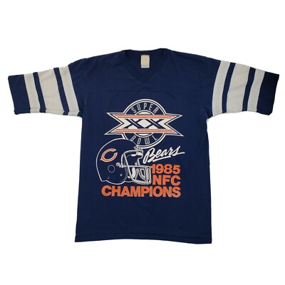 Vintage 1985 Logo 7 Chicago Bears Super Bowl XX 20 Champions Shirt