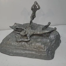 DAVID & GOLIATH STATUE, Isaiah 54:17 "No weapon formed against.." Yaacov Heller