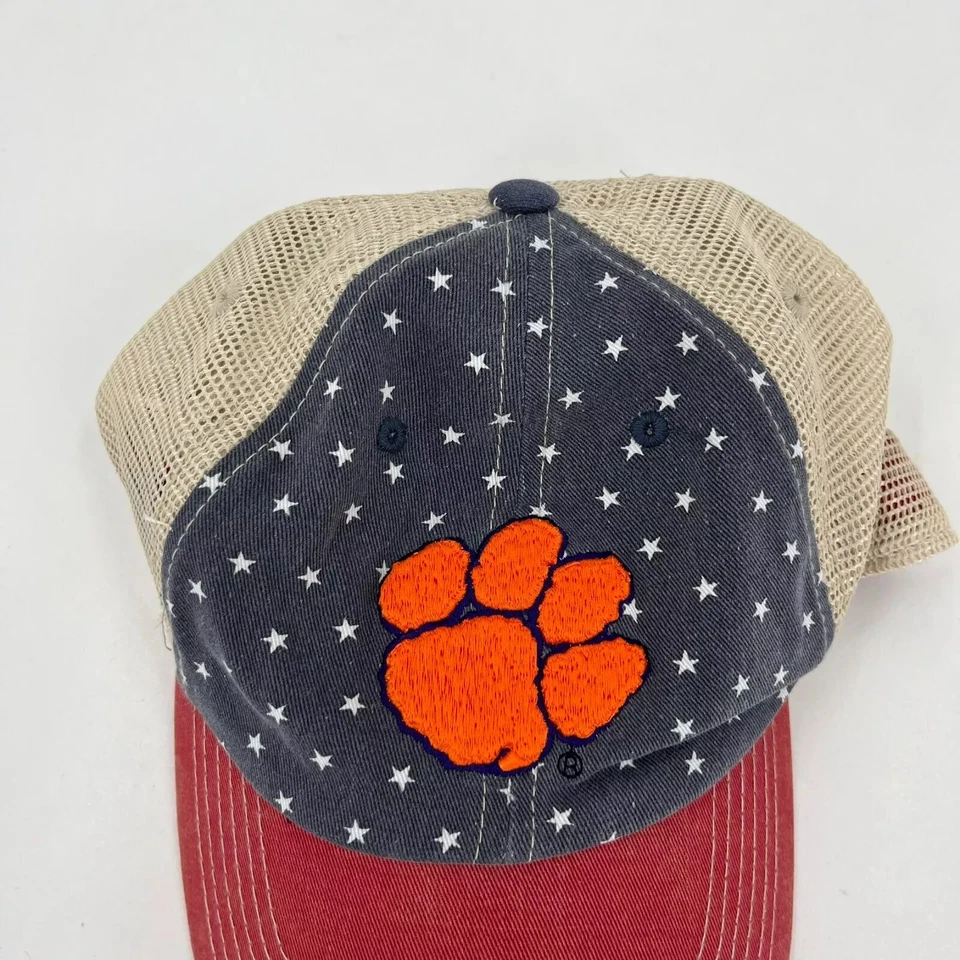 Top of The World Snapback Hat Women's Size Multicolor Clemson Tigers NCAA Mesh - Image 3 of 4