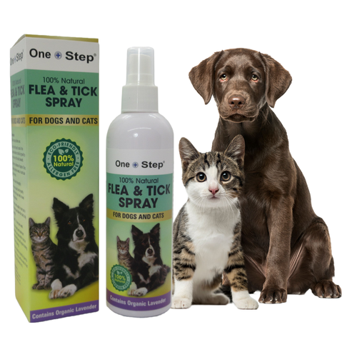 Flea & Tick 250ml Shampoo + 250ml Spray Dogs & Cats 100% Natural Allergen Free - Picture 9 of 9