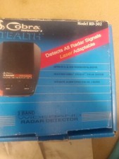 Vintage Cobra Trapshooter Stealth 3 Band Radar Detector In Original Box RARE