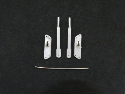 A.B.S SIDELINES SPUR 0 WEISSMETALL-BAUSATZ LMS YARD POINT HEBEL GERADE S.751