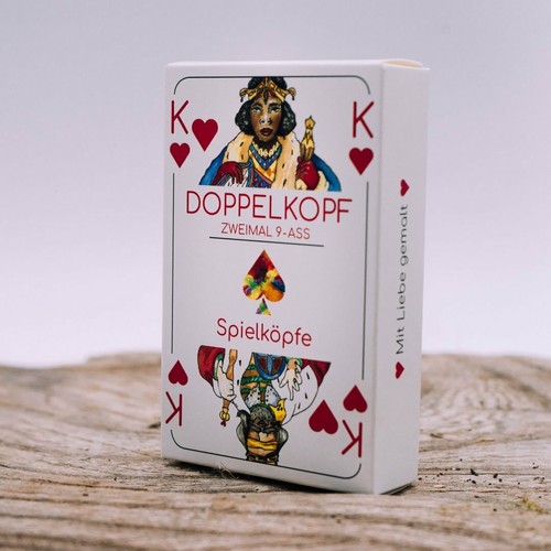 Gender Gerechtes Double Head Spielköpfe Family Game Card Game Kenner New - Picture 5 of 12