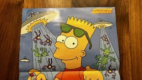 THE SIMPSONS: BART VS THE SPACE MUTANTS POSTER - Nintendo NES, Nintendo Power