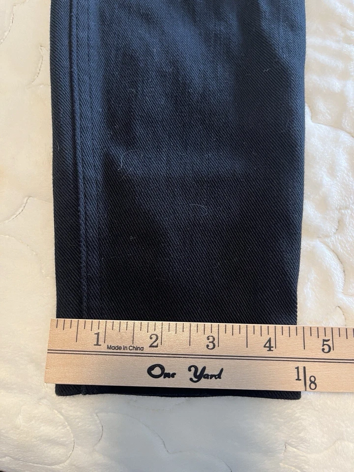 Leggings Spanx Jean ish para mujer L negros pantalones moldeadores tiro medio jegging Foto 3 de 4