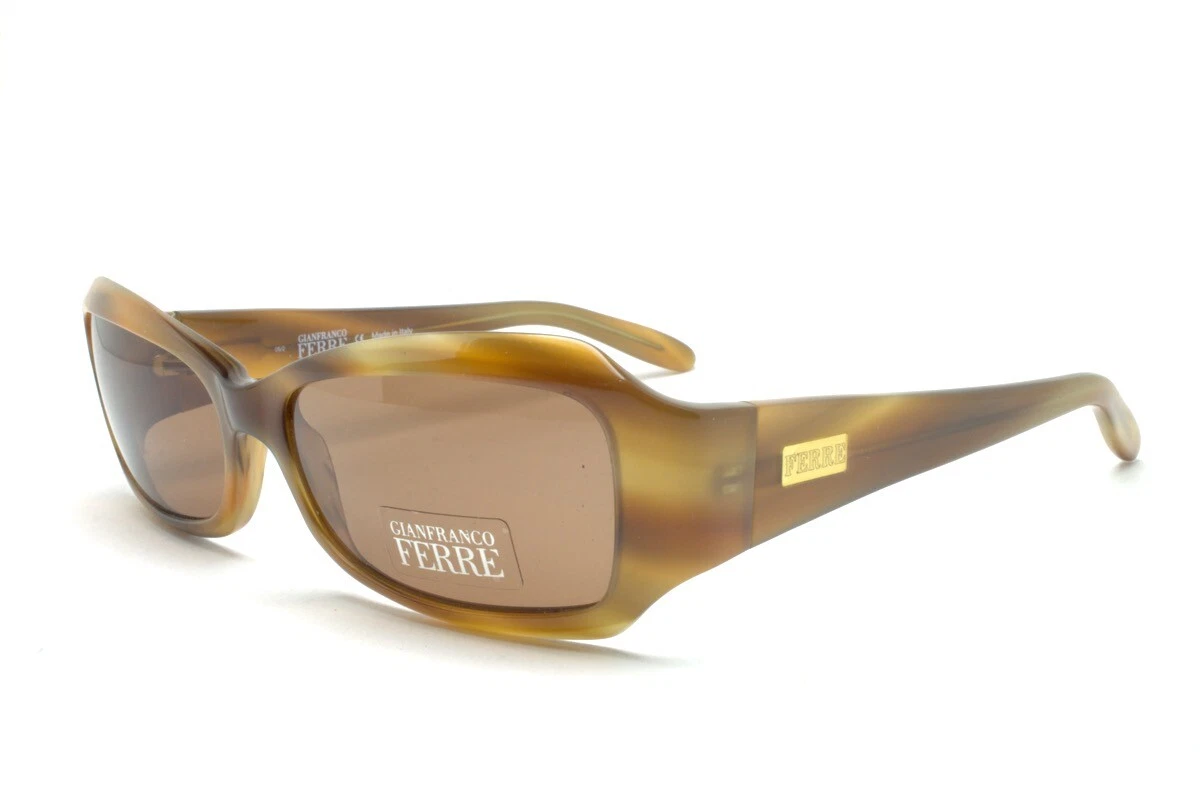 GIANFRANCO FERRE GFF 16/S 405‎ 53 MADE IN ITALY 80\'S Brown Gold GIANFRANCO FERRE occhiali da sole GFF 161S Q15 RARE VINTAGE  main image 4