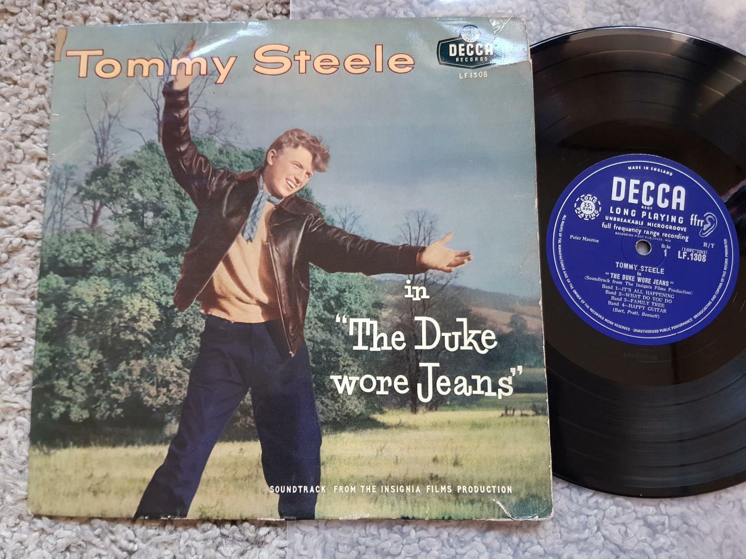 Tommy Steele - The duke wore jeans UK 10'' Vinyl LP
