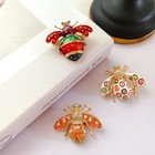 Vintage Insect Jewelry Accessories Pins Fashion Women Enamel Bee Brooch Pin